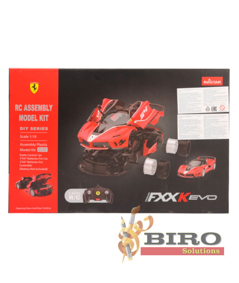 RS Masina cu telecomanda RASTAR DIY 1:18 Ferrari FXX-K EVO (baterii)